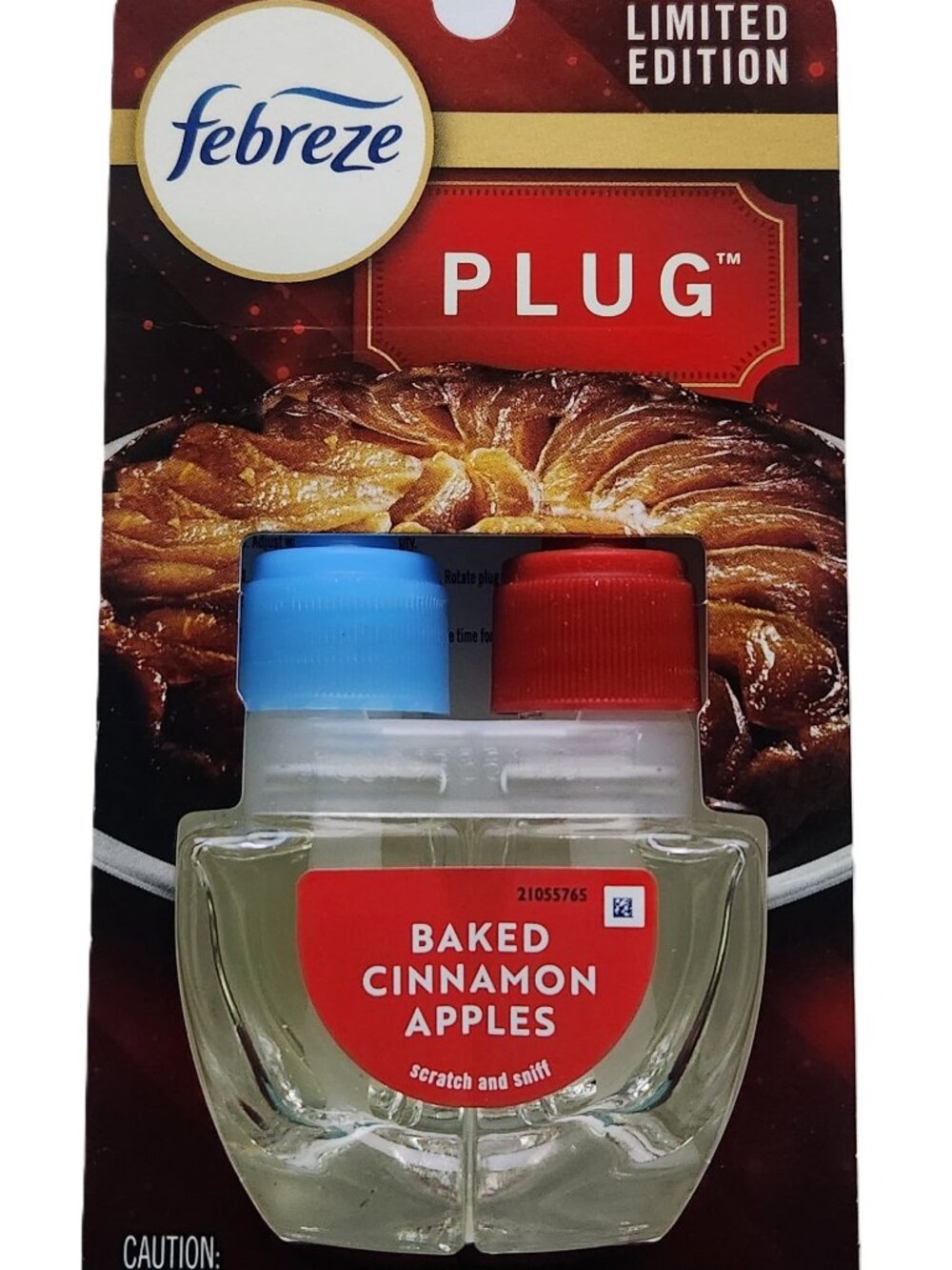 Febreze Plug Refill Limited Edition Baked Cinnamon Apples, 0.87 Oz